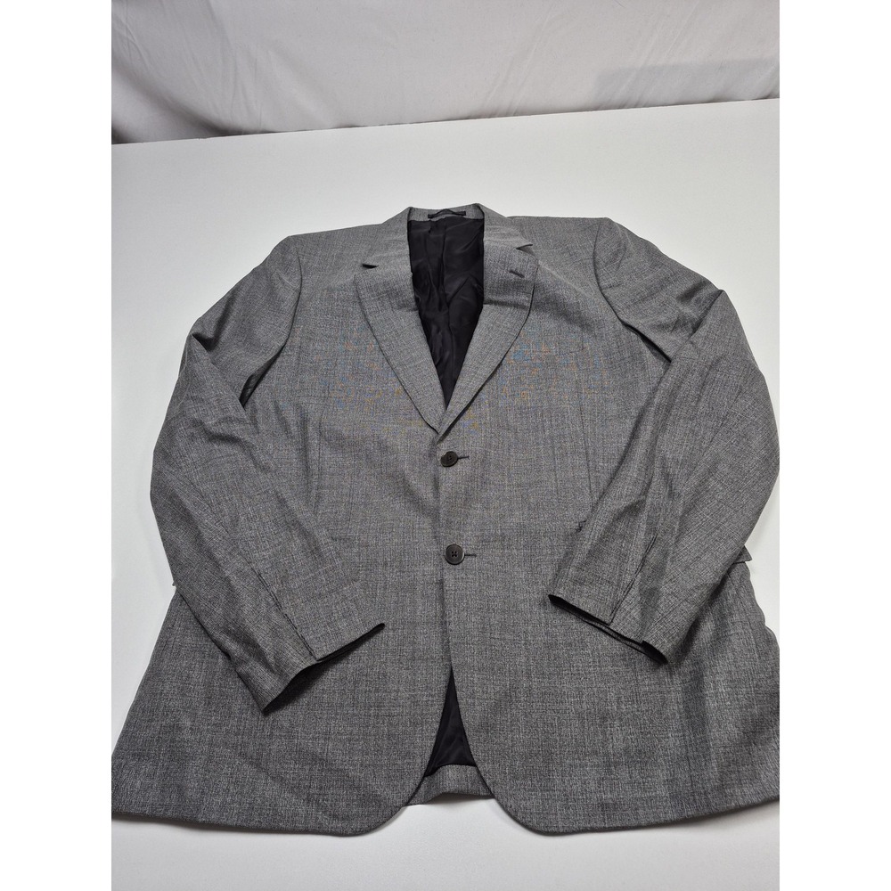 The Row Suit Jacket Mens 44R Gray Wool Silk Check David SB 2 Button Japan NWT